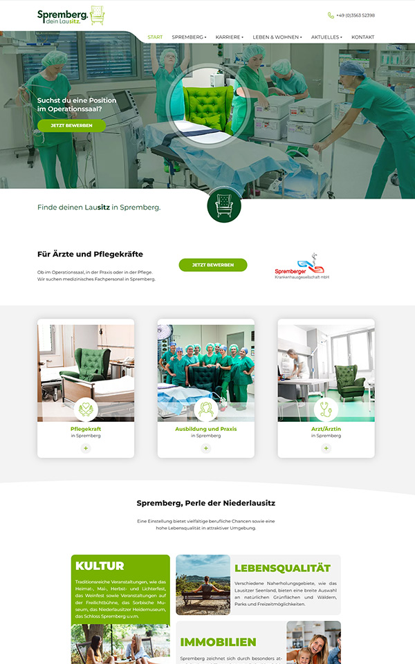 Spremberg Website